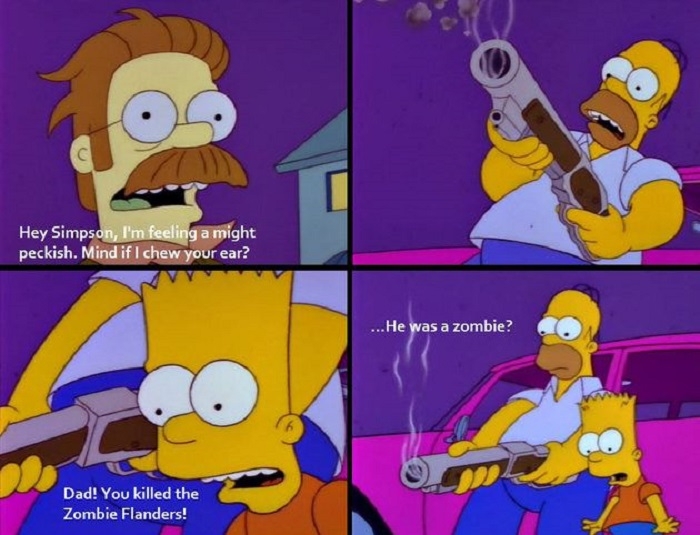 He was a zombie