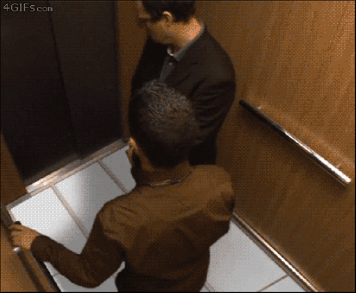 Elevator prank