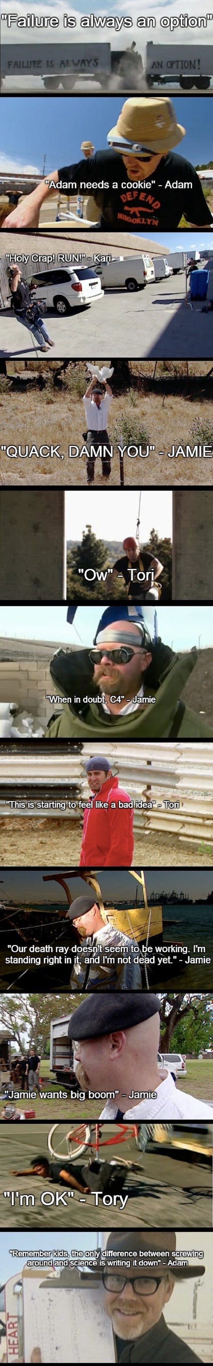 Mythbusters quotes