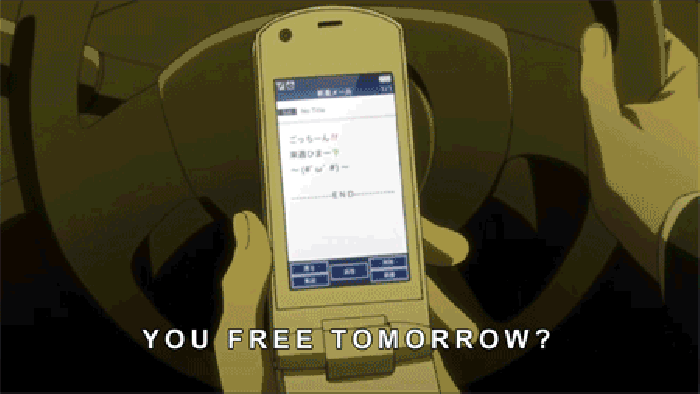 Are you free tomorrow?