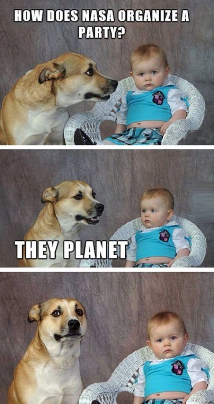 How do nasa plan a party?
