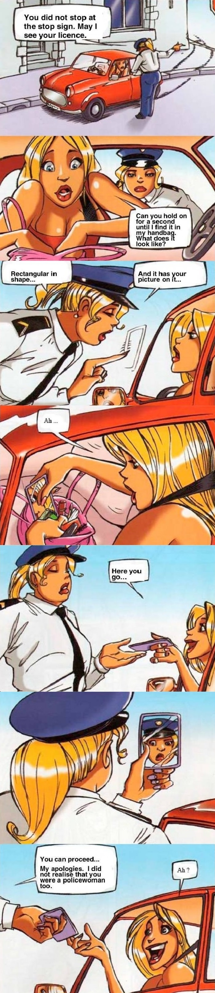 Blonde jokes are funny