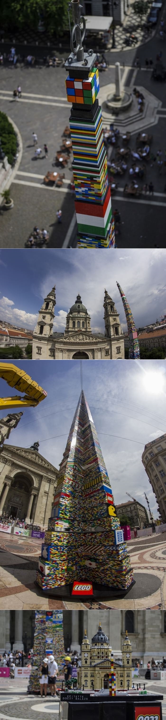 World's tallest LEGO tower