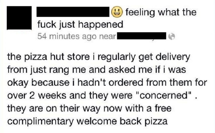 Good Guy Pizza Hut!