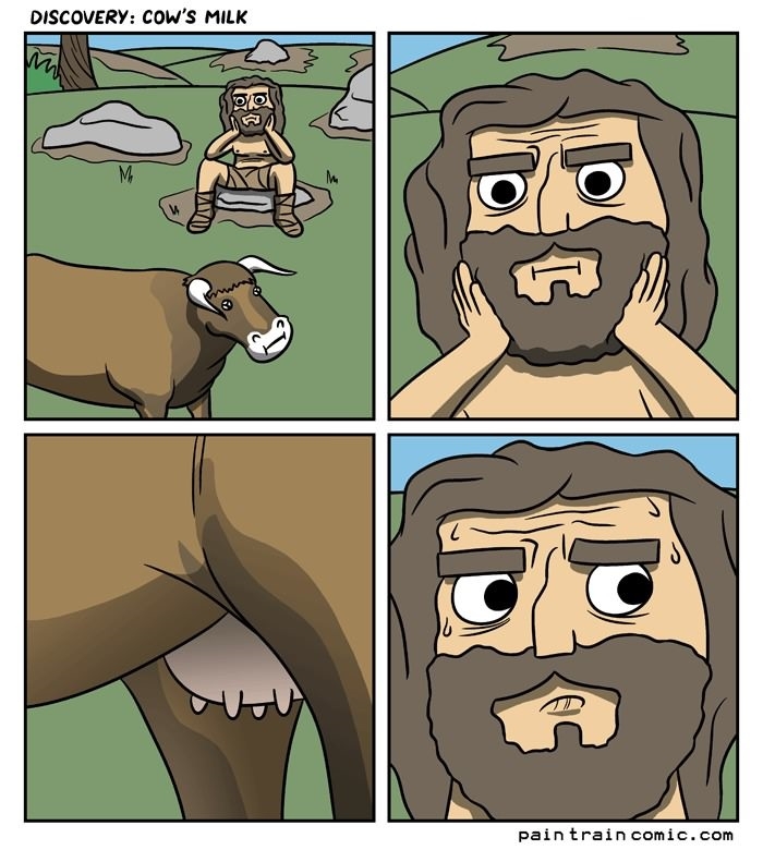 How was milk discovered