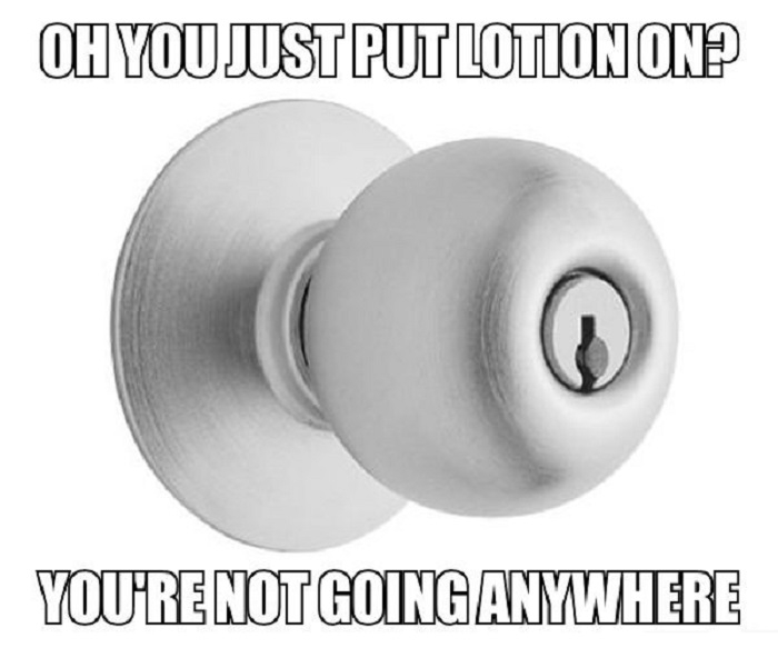 Annoying door knob
