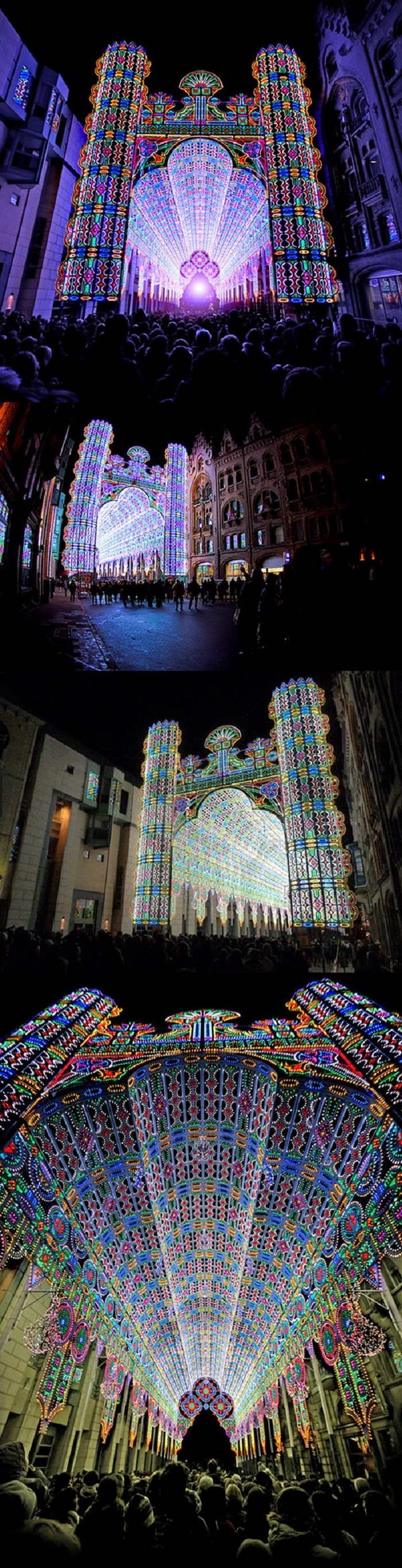 55,000 LED walkway