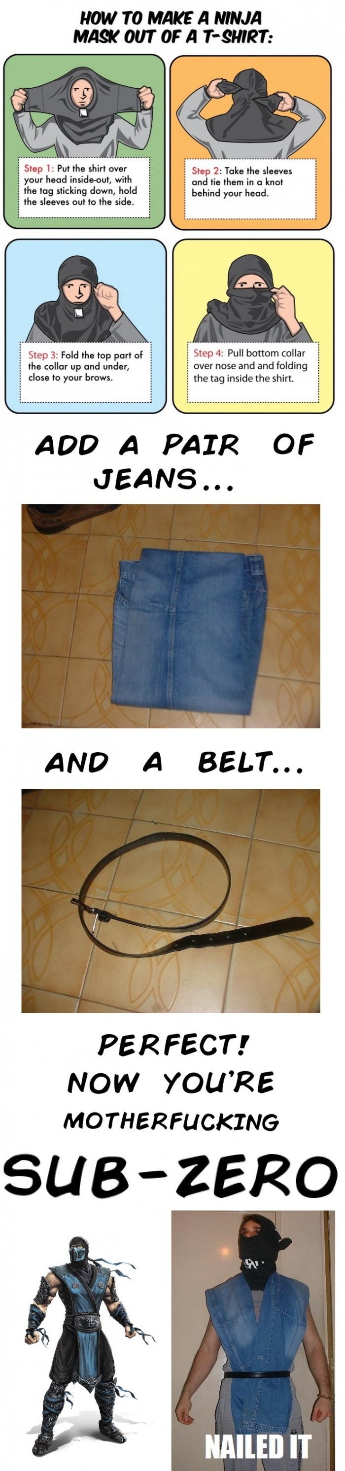 How to make a ninja mask