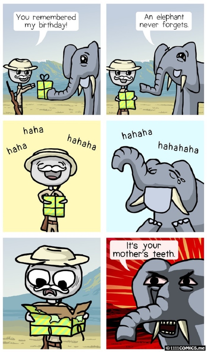 I didn't see that coming