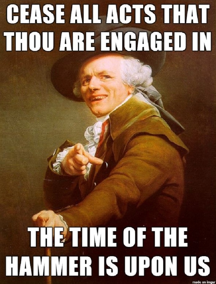 It's Hammer time!