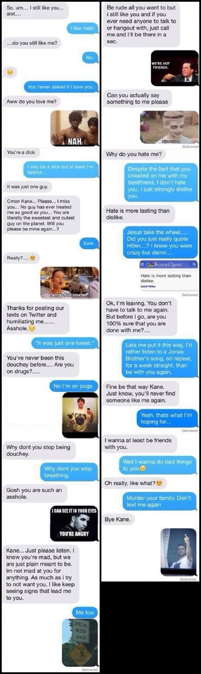 Trolling your ex