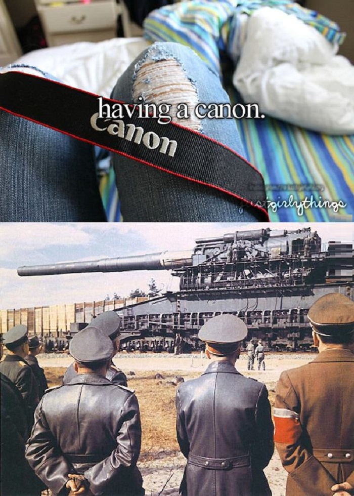 Having a canon
