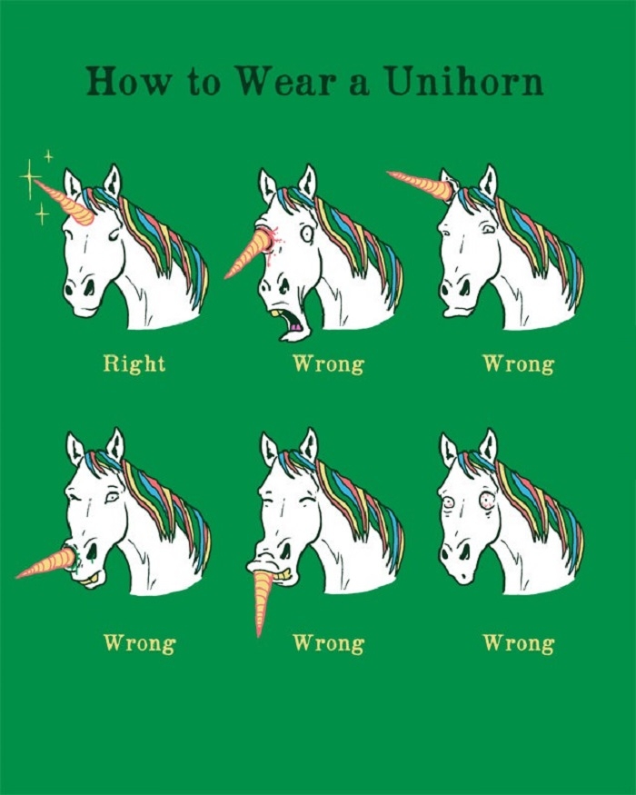 How to wear a unihorn