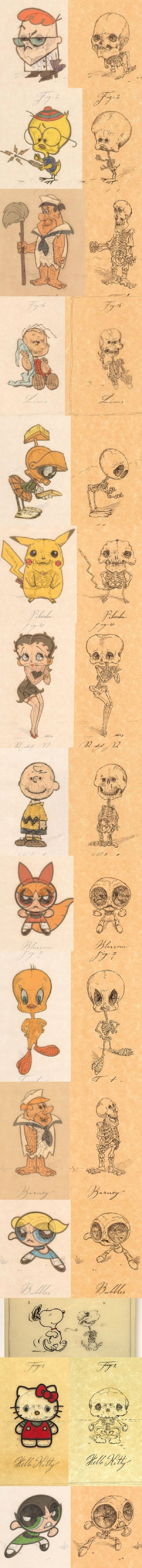 Cartoon characters