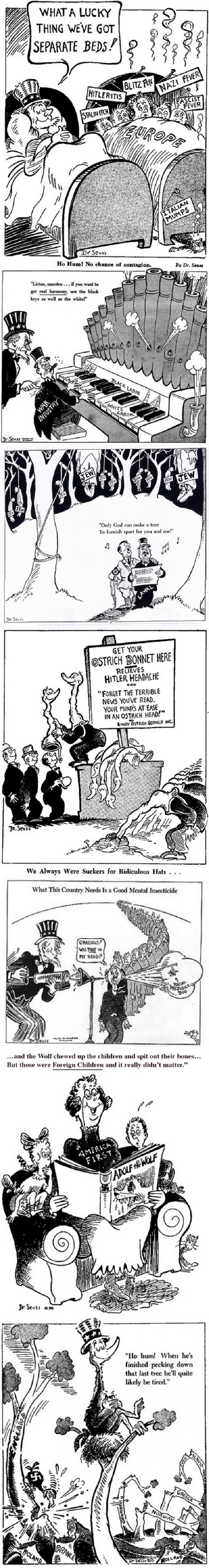 Dr.Seuss political cartoon