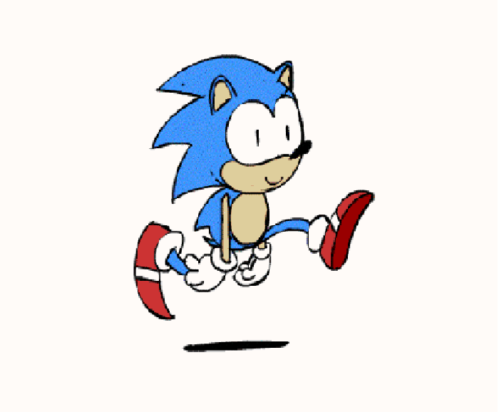 Sonic running
