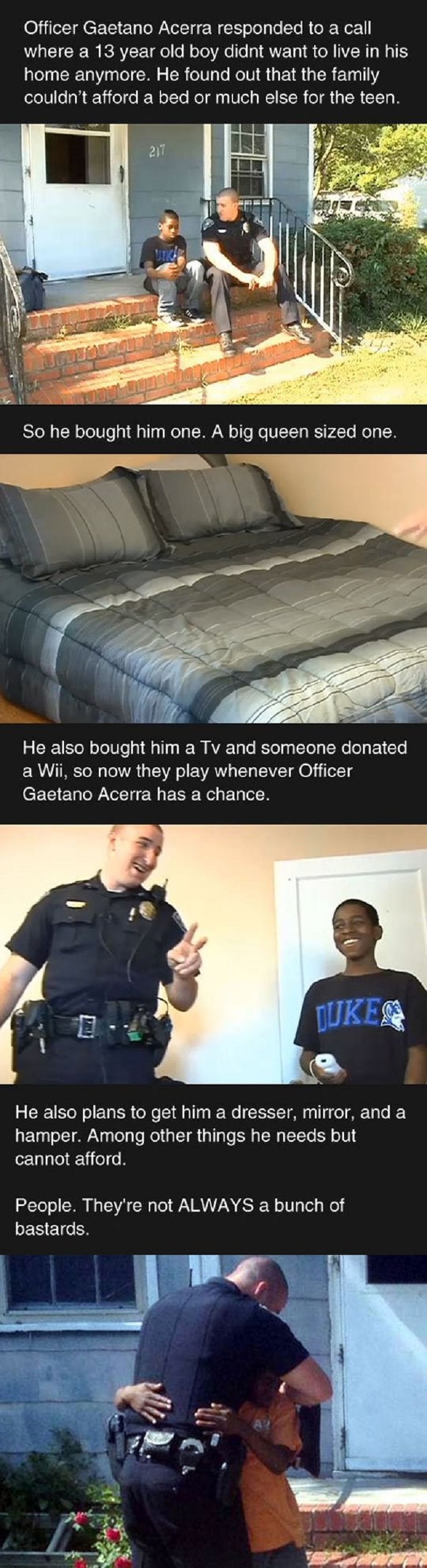 Faith in humanity restored