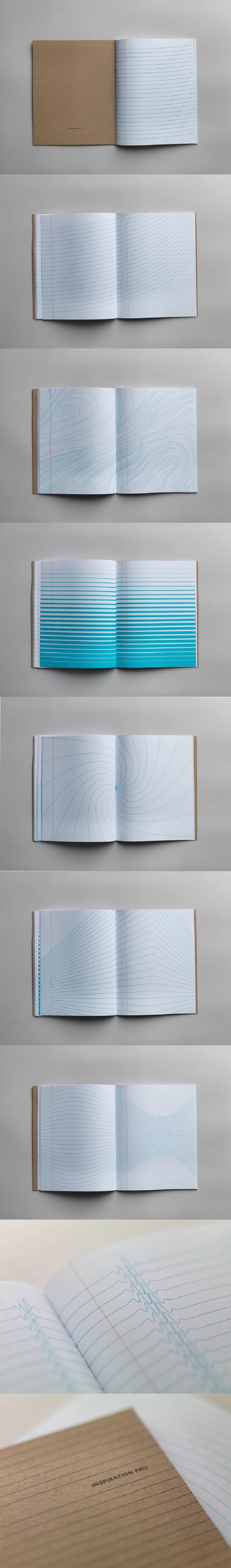 Notebook with a twist