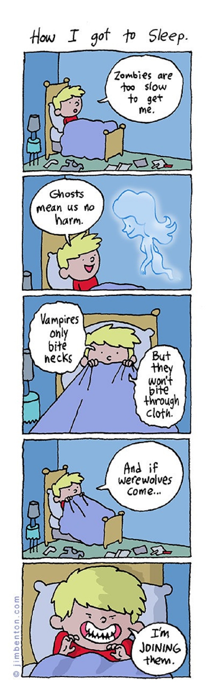 How I go to sleep