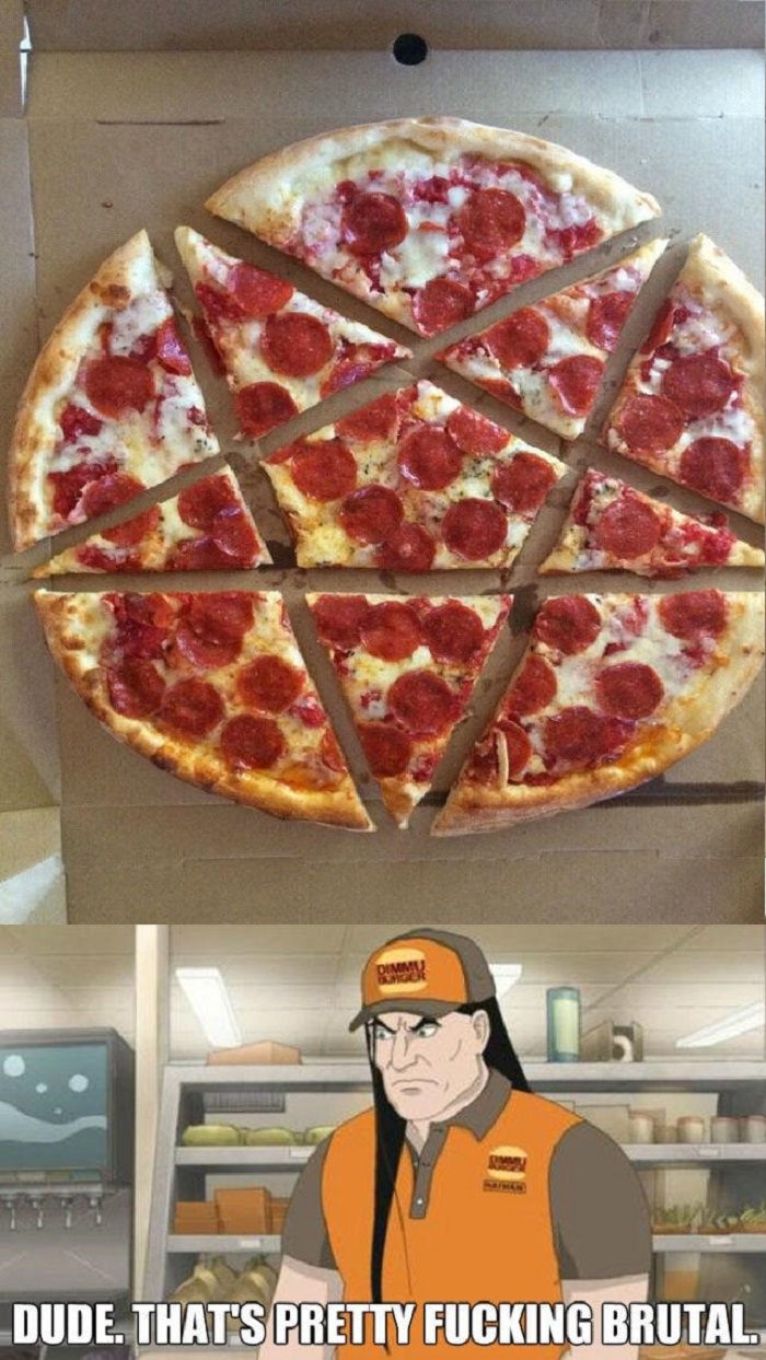 Pretty f**king brutal