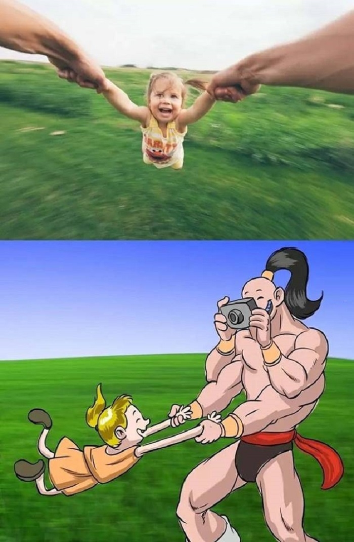 How the photo is taken