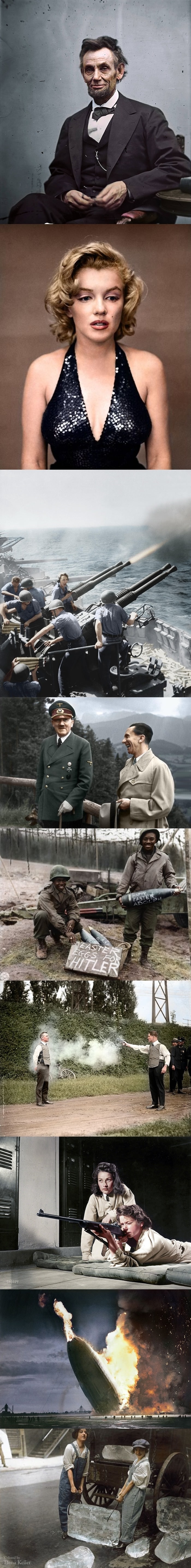 History in colour
