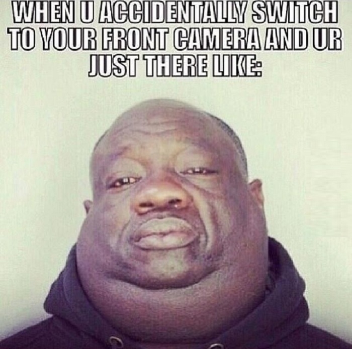 It's pretty awkward