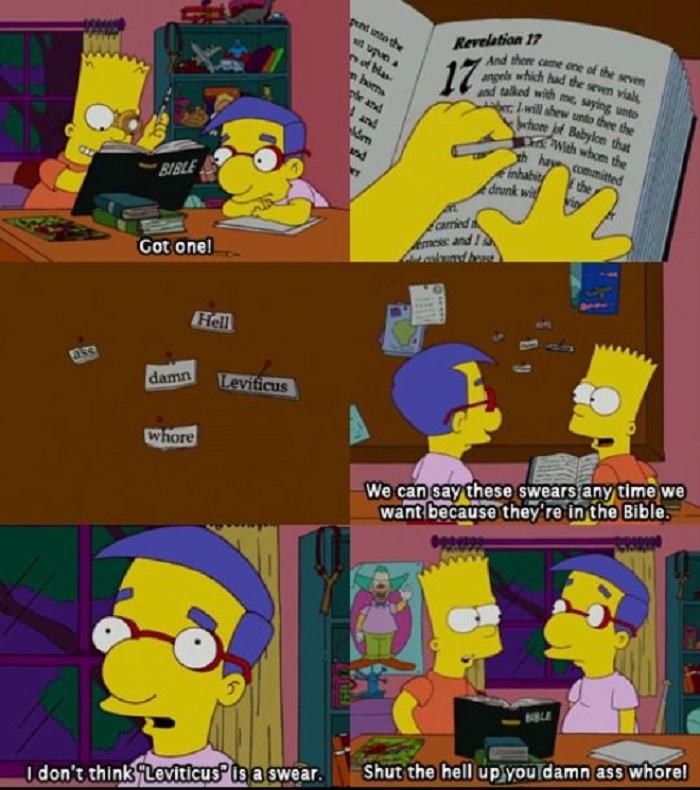It's in the bible
