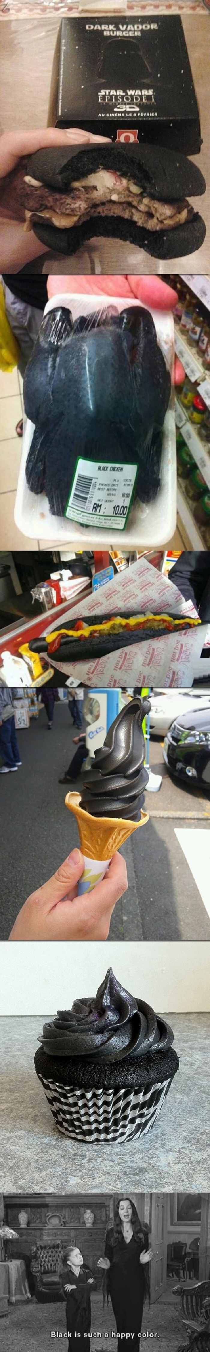 Black is a happy colour