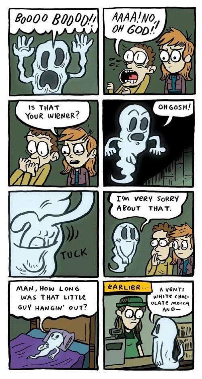 Just a little ghost d**k