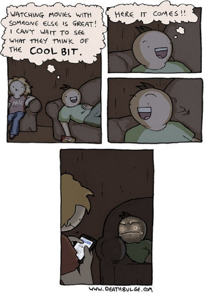 Watching movies