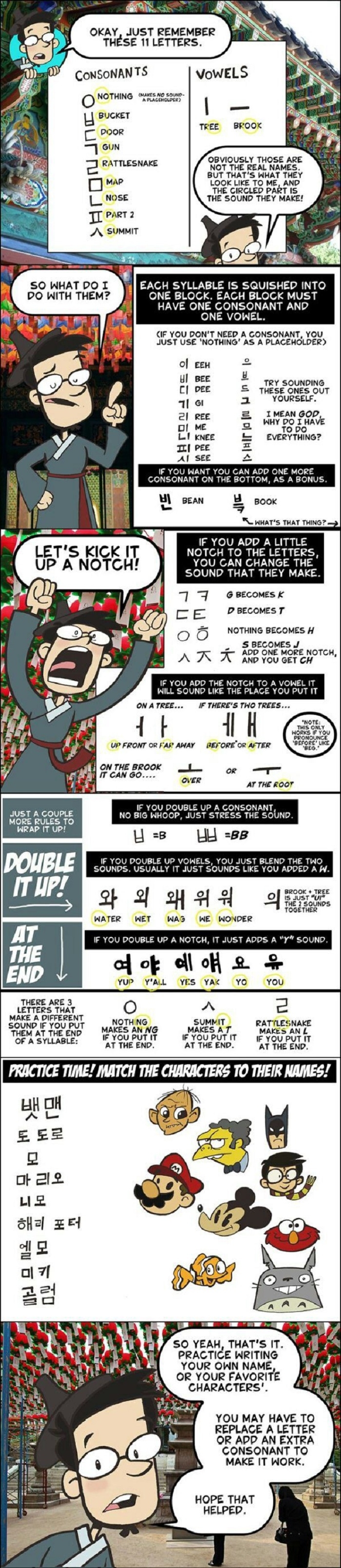 Learning Korean