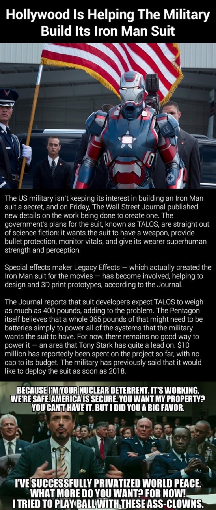 Iron Man suit