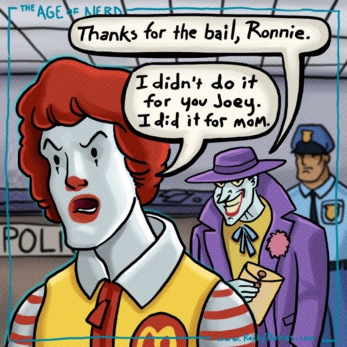 He did it for mom
