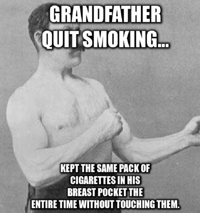 Overly manly man