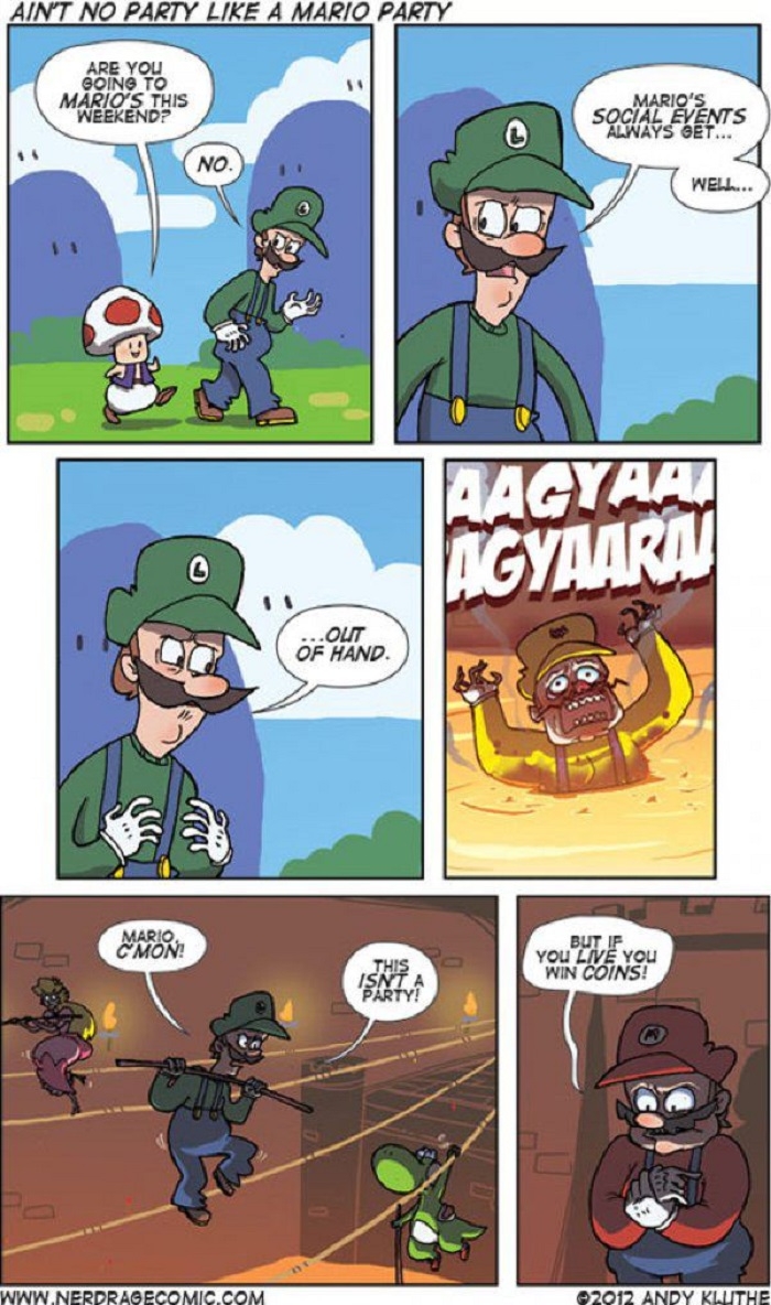 Mario is one crazy f**ker
