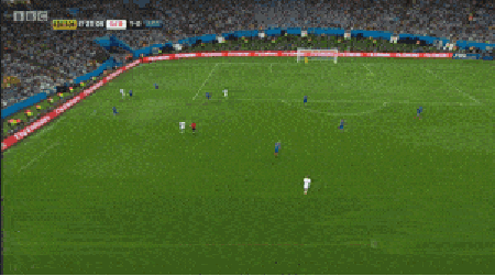 Germany's winning goal