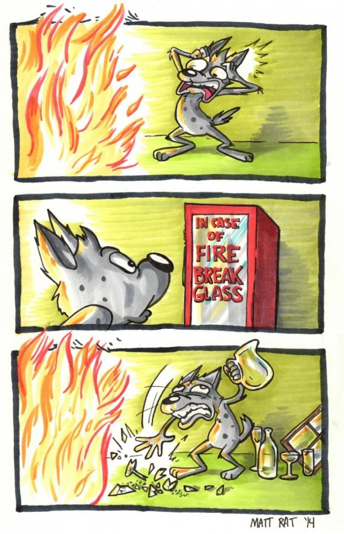 In case of fire..