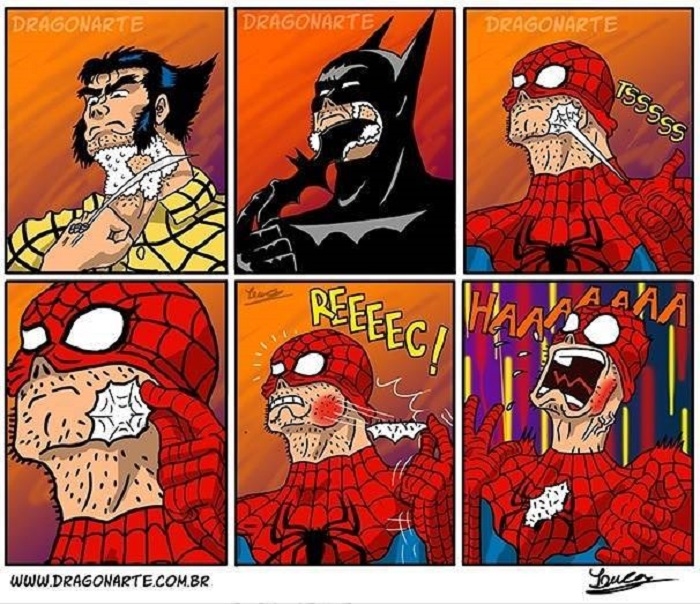 How heroes shave