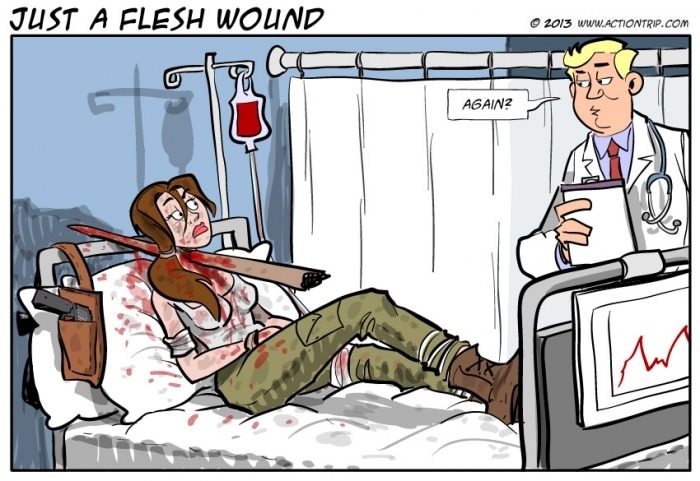 Lara has a tough time