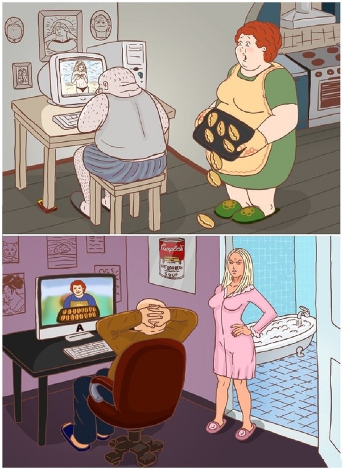 Men wish women different