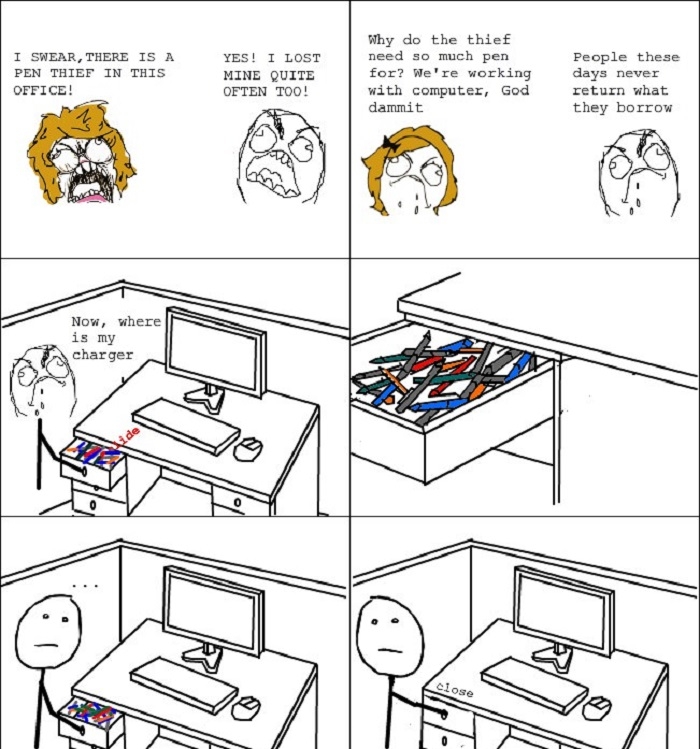 Pen thief