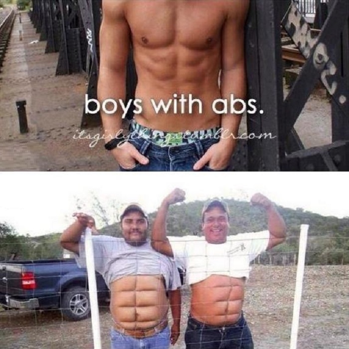Boys with abs
