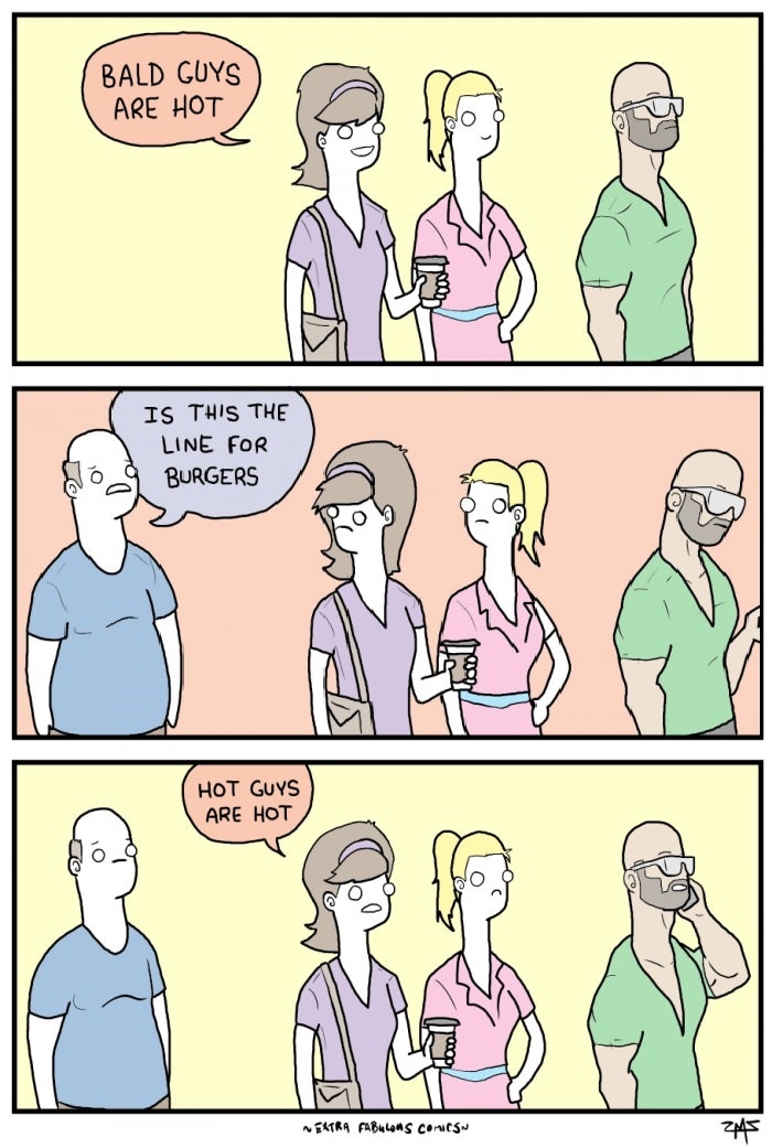 Bald guys are hot