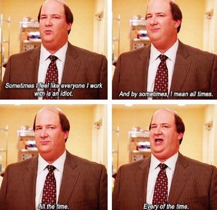 Kevin Malone at his finest