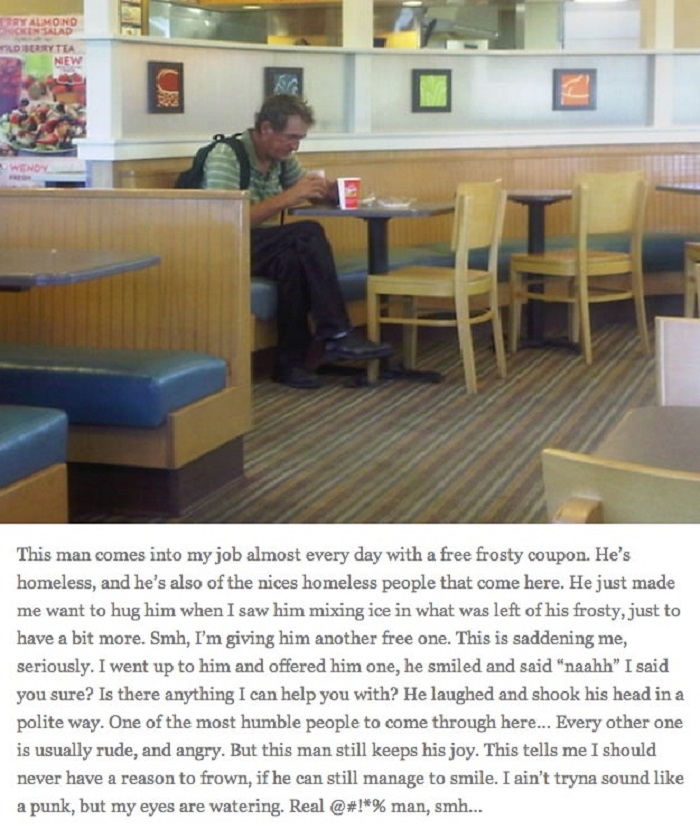 Nicest homeless man ever!