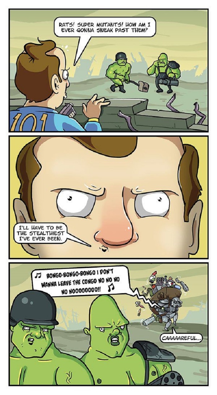 Fallout's sneaking