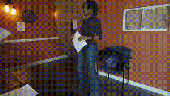 Dinosaur scare prank