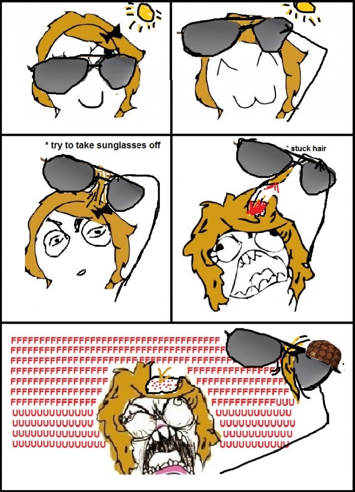 Sunglasses rage