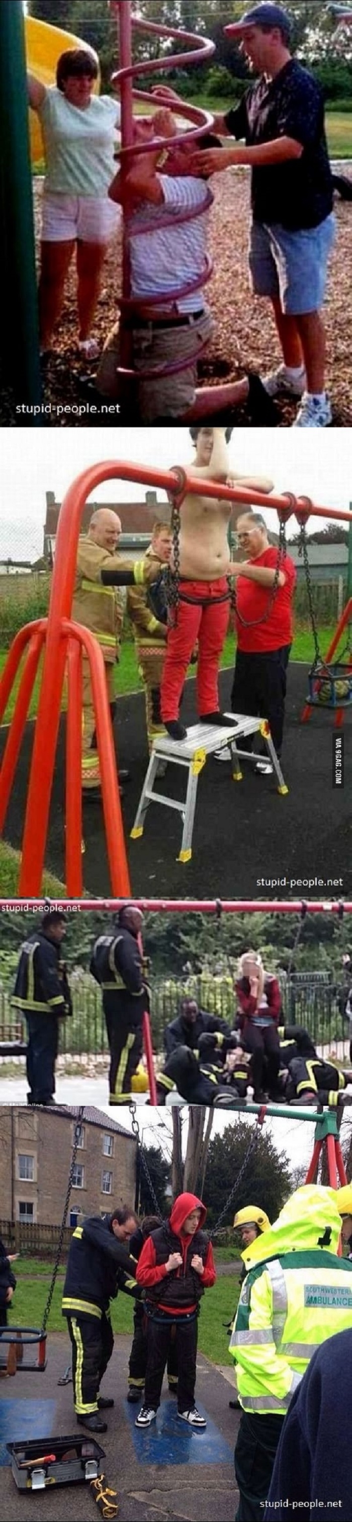 Adults stuck